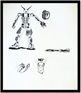 esquisse de Mangaka